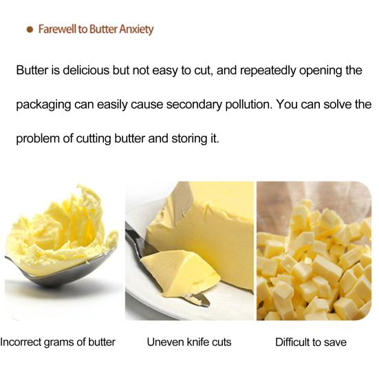 1Pc Butter Dish With Cover Butter Fresh-Keeping Box With Cutter Slicer Countertop Butter Box For Home Cheese Storage Box