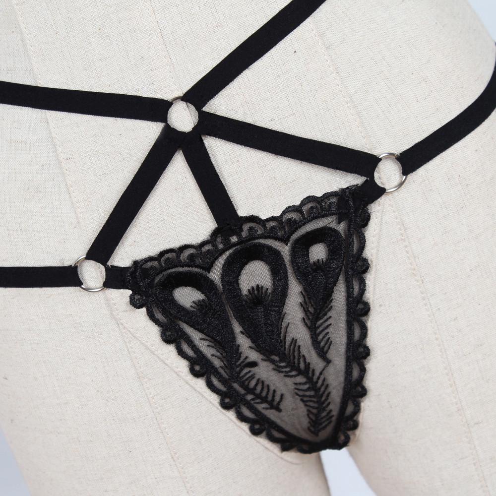 Bikinis Lingerie Femme Sexy Girl High Waist G-string Brief Pantie Thong Sexy Lingerie For Women Sex Set Bra Lace Underwear Set