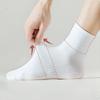 Herren Sport Kurzsocken Weiß Schwarz Unisex Einfarbig Socken Herren Atmungsaktive Socken