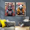 Pop Street Graffiti Wall Art Banksy Boy Girl with Balloon On Canvas Posters and Prints Painting for Living Room Home Decor Gifts