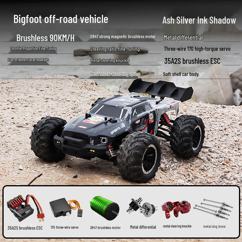 

Трансграничный профессиональный бесколлекторный радиоуправляемый высокоскоростной полноприводный дрифт внедорожный монстр-трак 1:16 Scale