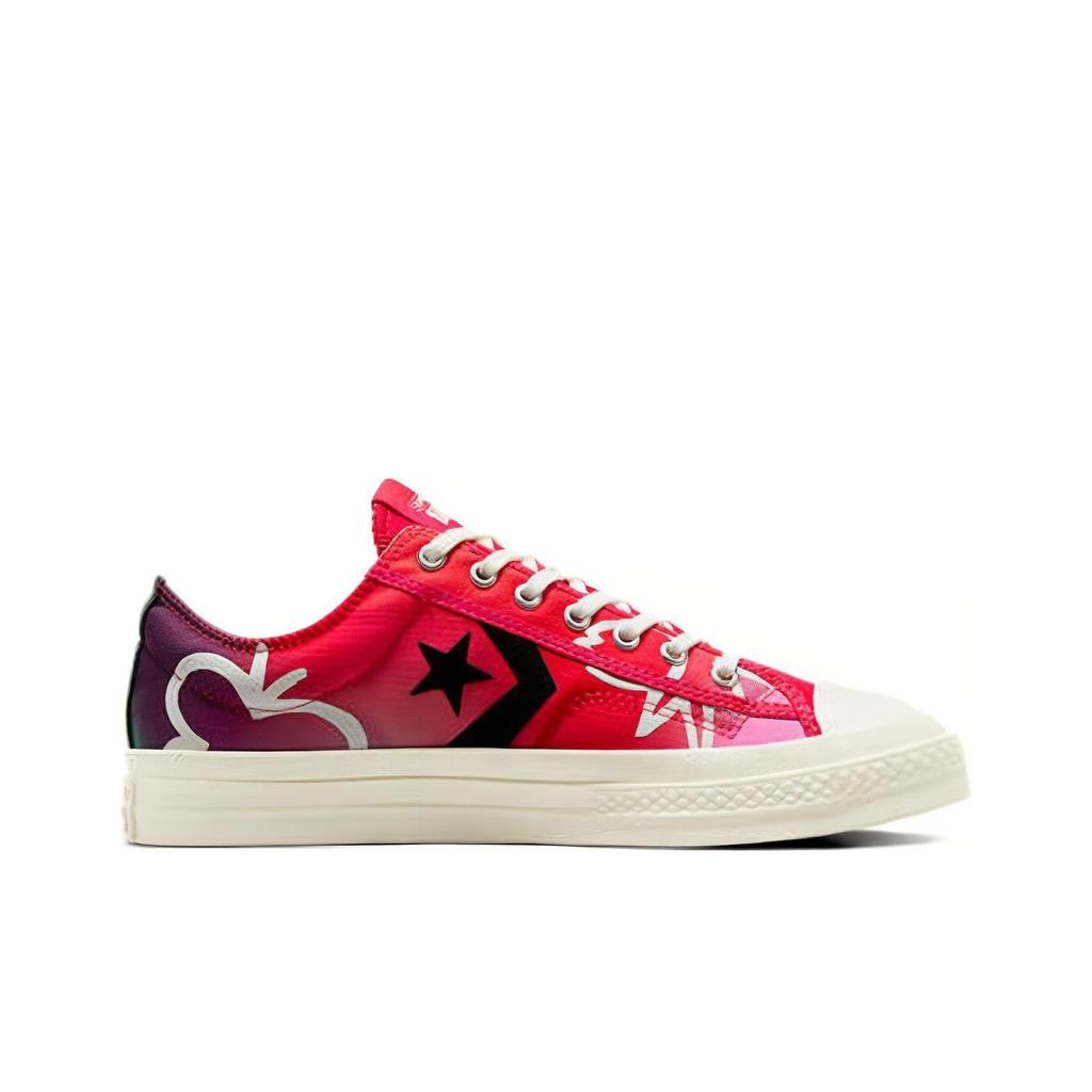 Converse Liverpool F.C. X Star Player 76 Low The Next Generation Unisex Sneakers Red Tomato Egret A07257C