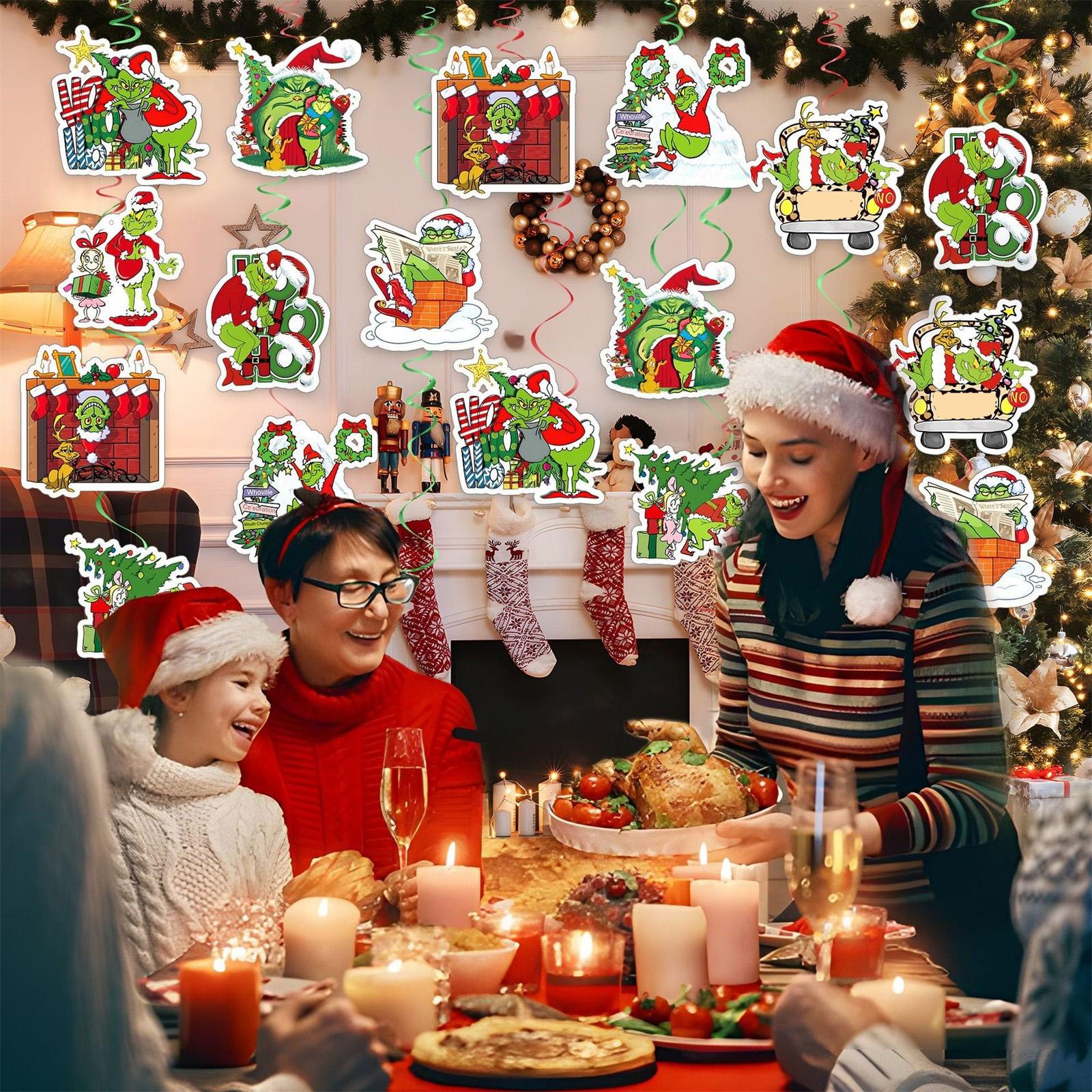 

28PCS Christmas Decorations Welcome To The Christmas Decorations Party Supplies Christmas Party Decorations One Size