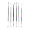 3Pcs/Set Stainless Steel Double Ends Dentist Teeth Clean Hygiene Explorer Probe Hook Pick Dental Tools Products