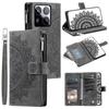 Style 006 For Xiaomi 15 Pro Wallet Case PU Leather Phone Cover Mandala Flower Pattern