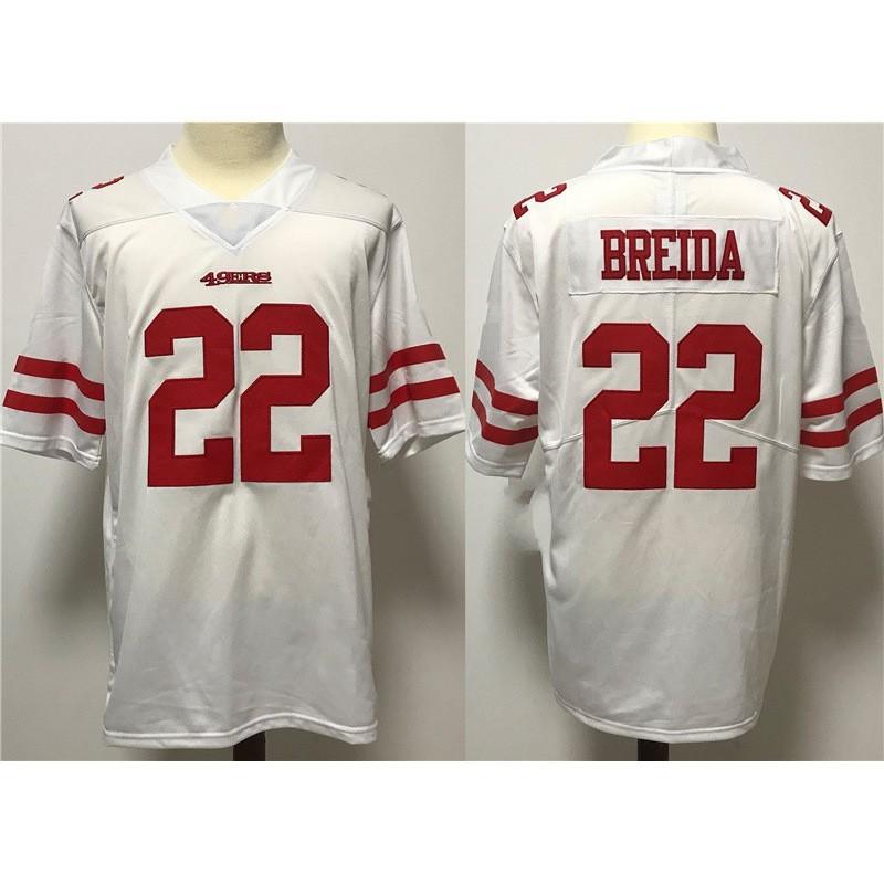 Mens San Francisco 49ers NFL Football Jersey Premium Embroidered Team Sport Shirt Fans Game Day Wear