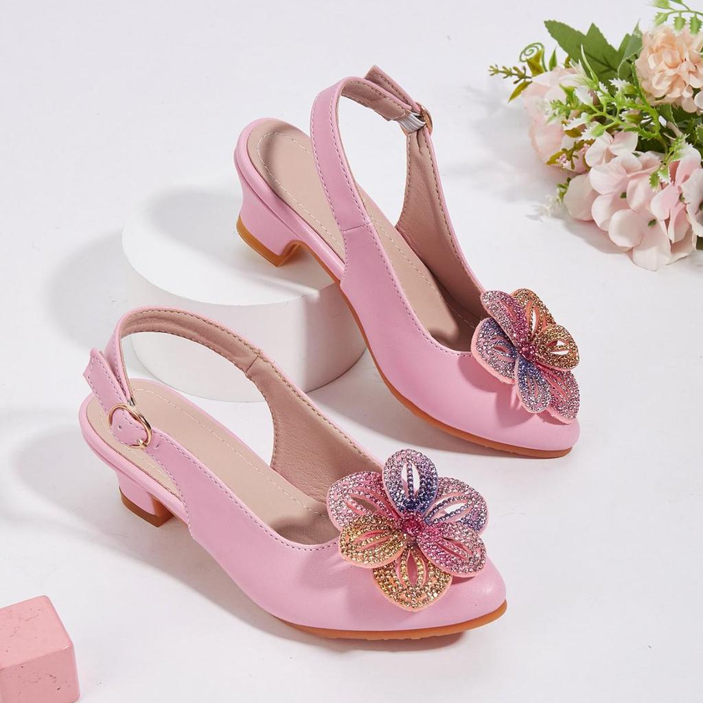 Girls' Fashion High Heels: 2025 Winter Versatile Birkenstock Sandals & Single Shoes