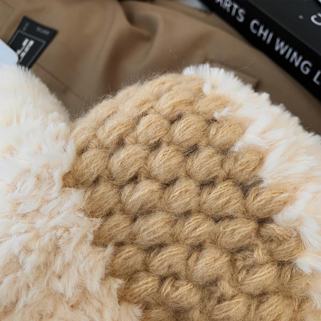 Fuzzy Winter Womens Bucket Hat Elegant And Warm Cashmere Blend Style