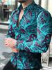 Gradient Men's Clothing Soft and Comfortable Men's Shirt Summer Hawaiian Shirt High Quality Men's Clothing Fashion Button Design