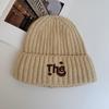 ins new wool knitted hat letter expression funny cute pullover hat fashionable versatile couple cold hat