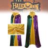 Chic Halloween Adult Hooded Cloak In Various Colors For Spooky Vampire Bride Looks