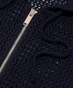 OTHERFITS Scaly Net Knit Zip-Up Hoodie (Navy)