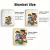 YuYu Hakusho 2D Flat Pattern Flannel Blanket High quality All Seasons Warmth and Comfort Perfect for Christmas Gifts.SMT0917268