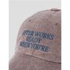 8seconds Pigment Letter Ball Cap Brown (29578BWY9D)
