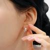 925 Silver Double Bold Earrings Duel