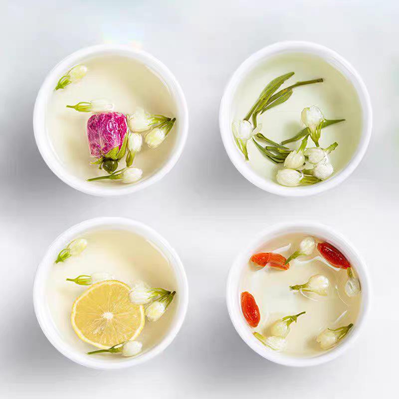 Jasmine Tea: Dried Flower Heads and Buds for Cold Brew or Hot Brewing