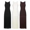 Hochwertiges Schlankes Damen-Quastenkleid - Neuer Einfacher Stil Nischen-Design