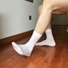 Men's Dress Socks Casual Business Socks Nylon Silk Socks Comfortable Breathable Ankle Socks Lightweight Crew Socks