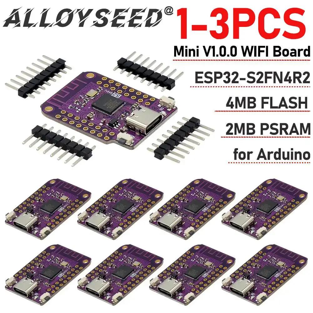 

1-3 шт. ESP32 S2 Mini V1.0.0 WiFi на основі плати ESP32-S2FN4R2 4 МБ FLASH 2 МБ Flash Type-C USB Connect Сумісний із MicroPython