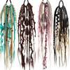 Ombre Textured Dreadlock Ponytail 24Inch Twist Braid Hairpiece Women's Braided Wigs  for Women