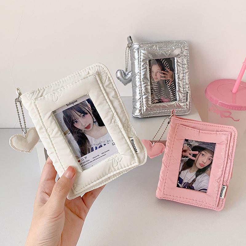 Mini 3Inch Card Album Storage INS Style Simple Loose-Leaf Photo Album M5 Portable Book Card Holder
