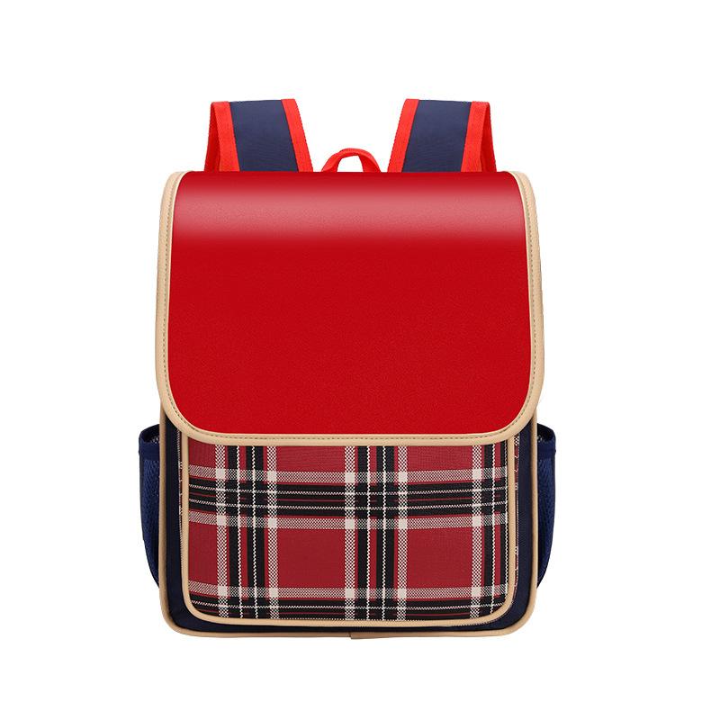 Nytt mode högkvalitativ dagis skolväska Design utskrift brittisk stil ryggsäck Stor kapacitet grundskoleväska