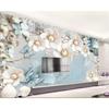 Photo Wallpaper 3d Flowers Wall Mural Modern Fashion Jewelry Flower Butterfly 3d Wallpaper