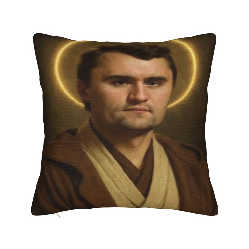 Charlie Kirk Angelic Advocate Pillowcases Morden Pillow Case For Sofa Couch Bed Living Room Soft Pillow Cover