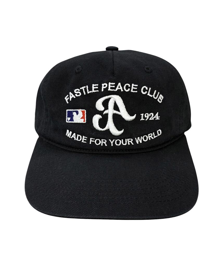Paeseul Peace Club 5Panel Washed Cap Black