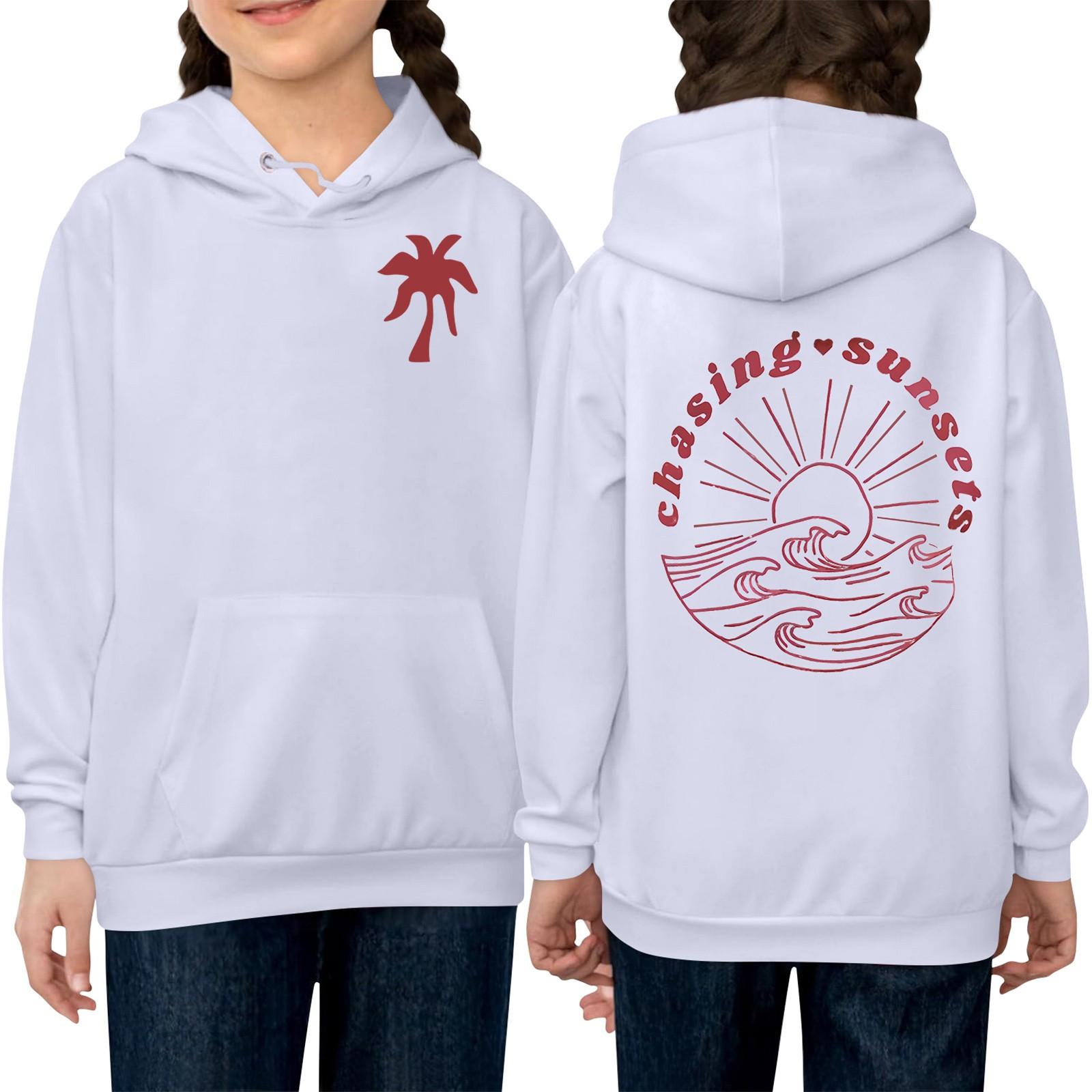 Детские модные повседневные универсальные повседневные толстовки с круглым вырезом для мальчиков и девочек, повседневные лоскутные топы с длинными рукавами, свитшоты белый