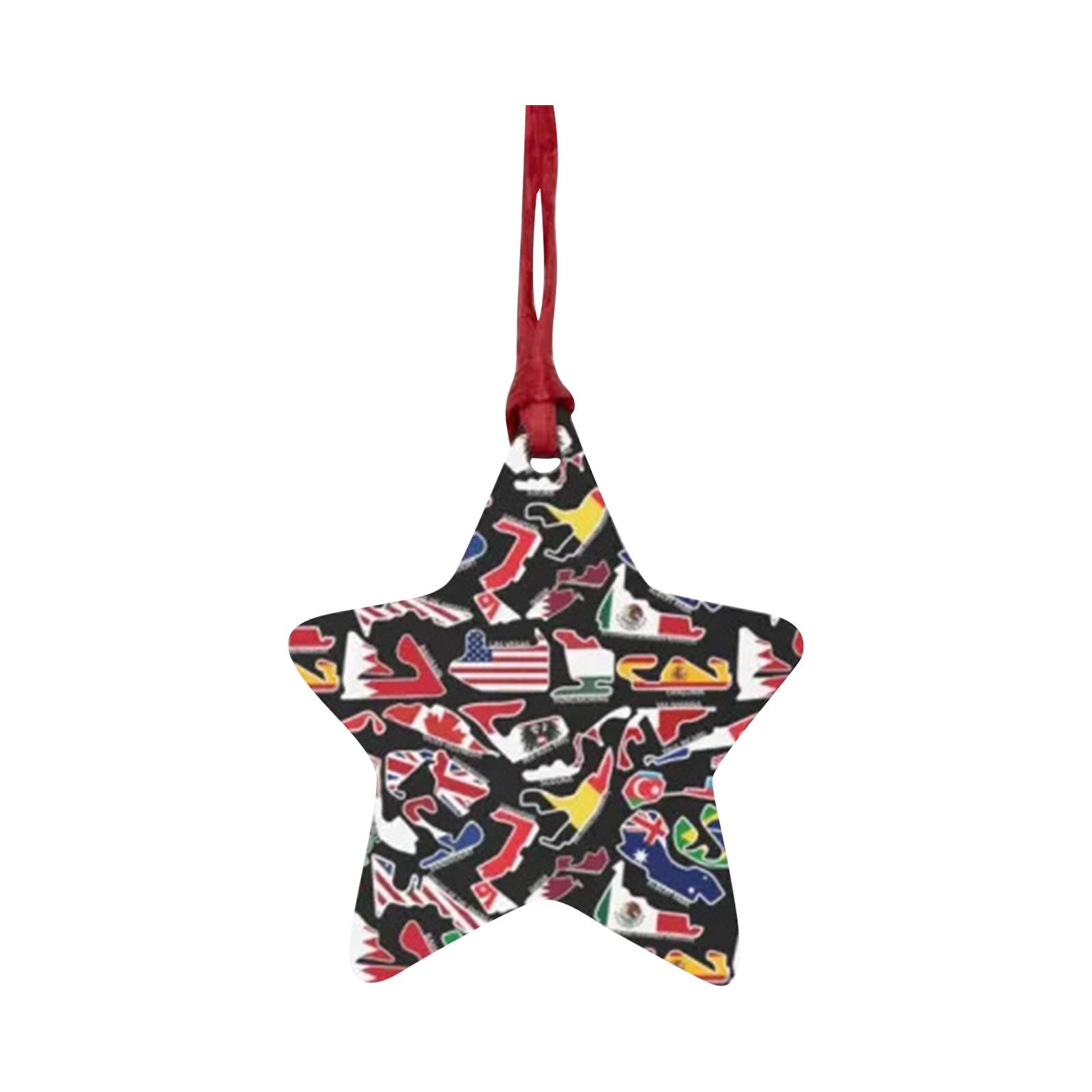 

Personalized Ornament Christmas Tree Home Race, Acrylic Christmas Ornaments, Racing Track Racing Car Shape Ornament, Christmas Tree Hanging Gift