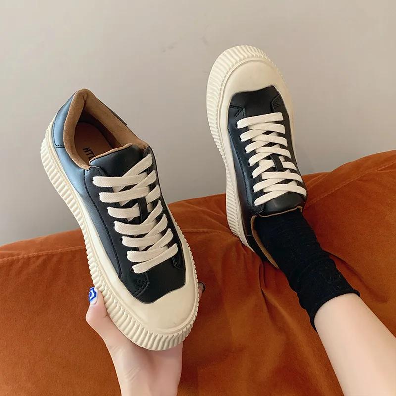 Youth Board Shoes Men's Fashion All-match Student Casual Men Shoes New Spring Thick-soled Increase Comfortable Men's Shoes Trend