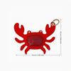 Stilvoller Pu-Leder Sommer Strandstil Schlüsselanhänger Meeresbewohner Taschenanhänger Hummer Krabbe Tasche Zubehör