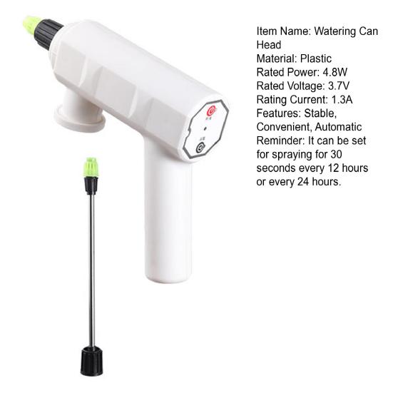Multifunkční zavlažovací postřikovač Různé způsoby vývodů Pohodlné uchopení Kompaktní s datovým kabelem Časované zavlažování 4,8 W el.