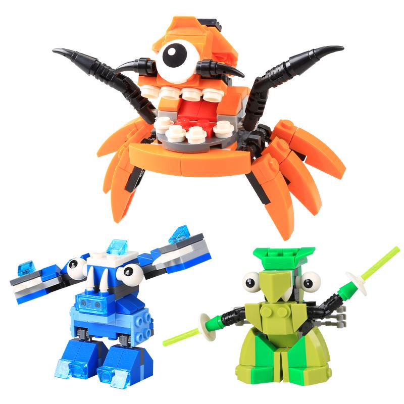 Dinosaur Gashapon Building Blocks Toy - Children's Educational Interlocking Set