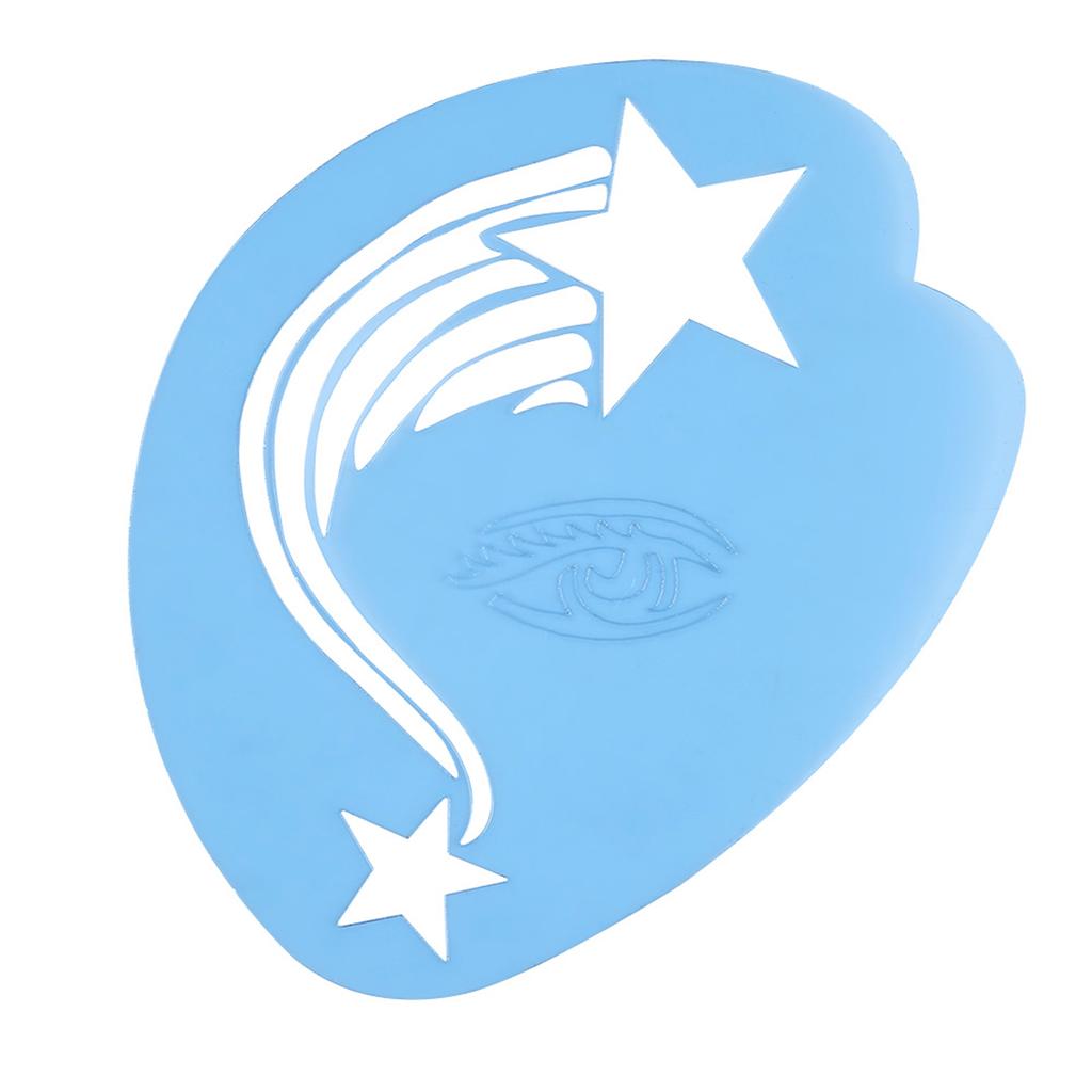 7styles/set Reusable Face Paint Stencil Body Painting Template Flower Butterfly Facial Design Face Paint Stencil