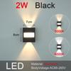 Modern New LED Outdoor Aluminum Wall Lamp Waterproof Porch Garden Balcony Wall Lamp Indoor and Outdoor Light