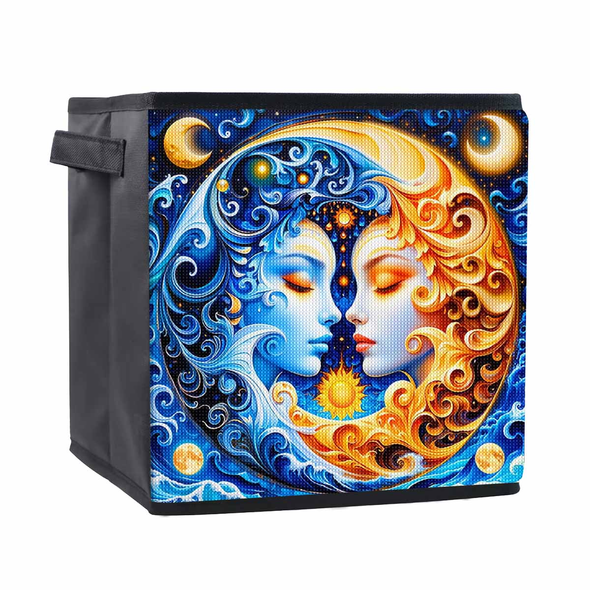 

The Moon and The Goddess 5D Diamond Painting Storage Basket Full Round Drill Mosaic Diamond Embroidery Cross Stitch Kits Home Decor Home Decor 25cmx25cm