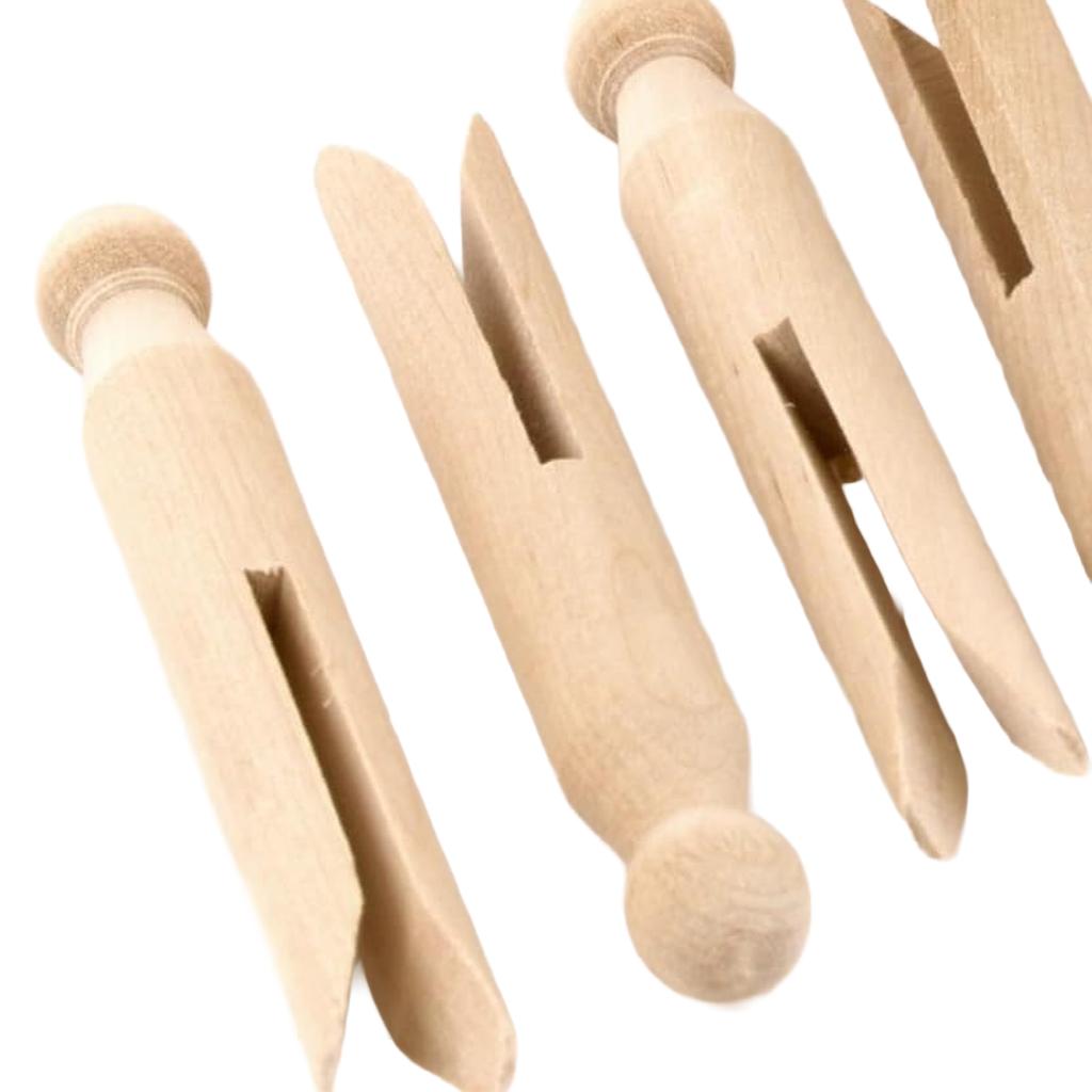 Orwell Wooden Dolly Pegs 24pk