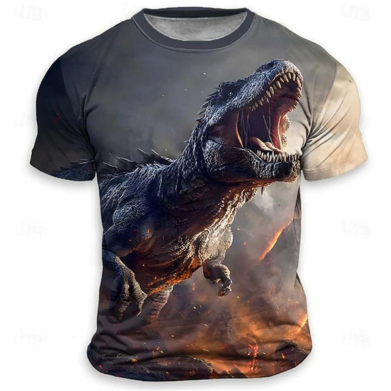 Men's  Crew Neck Short Sleeve T-Shirt Stylish, Breathable, Comfortable Summer Top Loose Fit T-Shirt