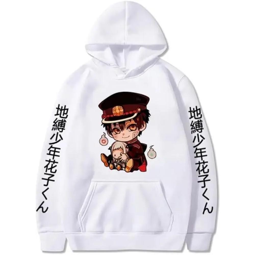 Japan Anime Toilet Bound Hanako Kun Graphic Hooded Men Women Manga Hoodies Casual Loose Sweatshirt Harajuku Male Streetwear