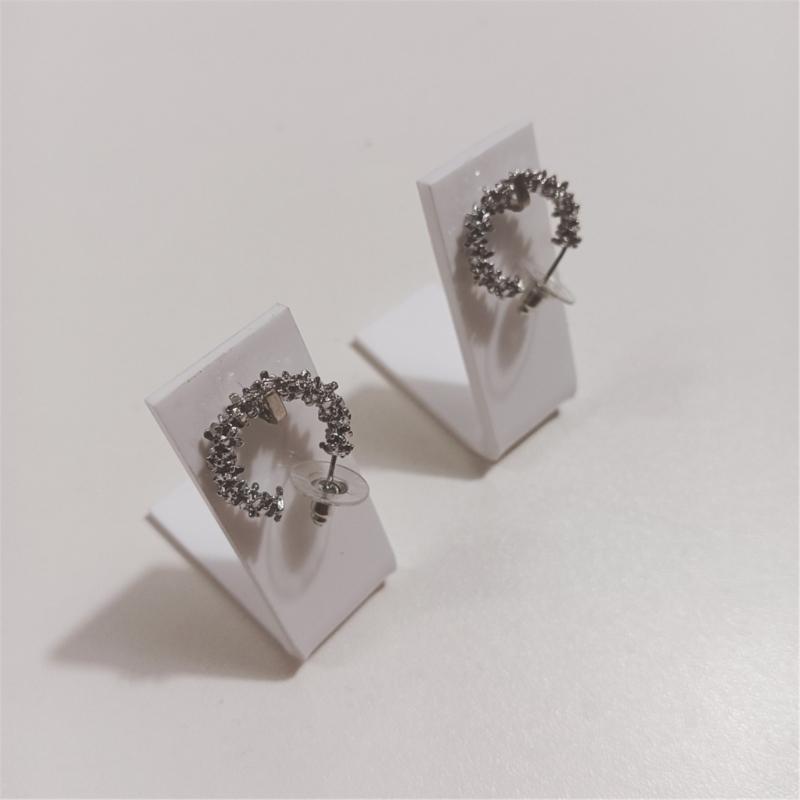10Pcs Multipurpose L Shape Acrylic Earring Holders For Efficient Space Saving Jewelry Display At Homes Or Store