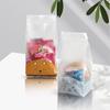 Transparent Cookie and Snack Sealable Bags for Candy, Nougat, and Snowflake Cake