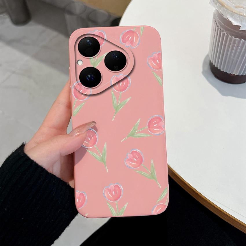Beautiful Butterfly Flowers Fashion Case For Huawei Pura 80 Pro Plus Honor X7d X9d X20 V40 Phone Cover Liquid Silicone Anti Slip Shell For Huawei Capa