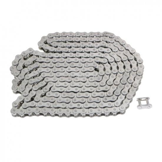 #40SS Stainless Steel Roller Chain 10 ft Free Connecting Links 1 connector