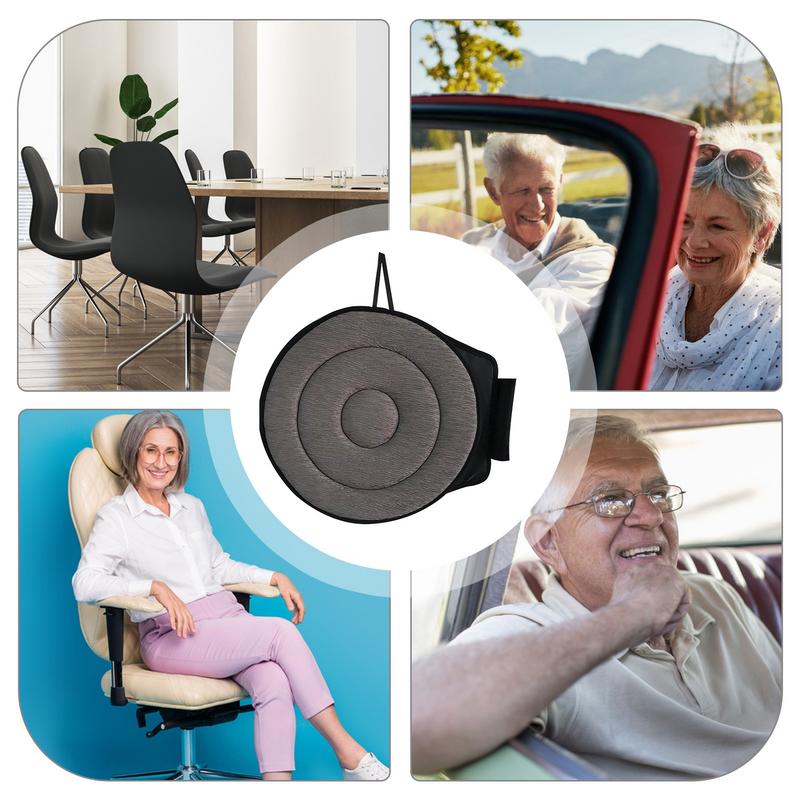 Swivel Cushion Breathable Anti-Slip 360 Rotating Pressure-Relieving Seat Cushion Rotating Seat Cushion Chair Assist Disc Pad