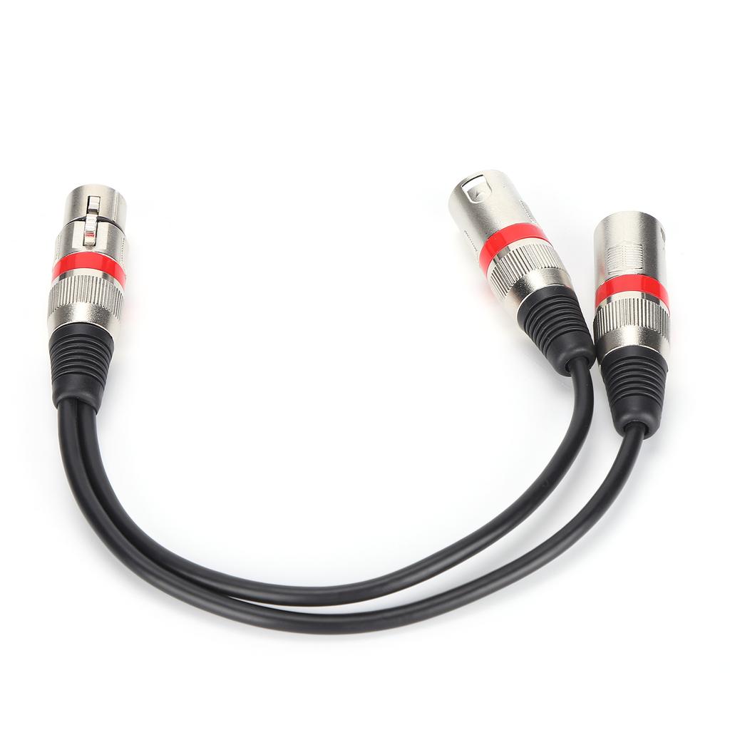 JORINDO JD6070 XLR Buchse auf Dual XLR Stecker Kabel Y-Typ Splitter Audio Mikrofonkabel 0,3m