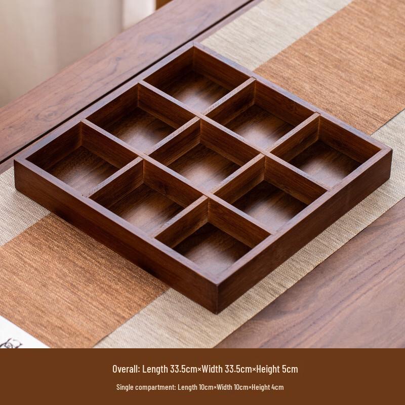 Ruhan Bamboo Rectangular Serving Tray