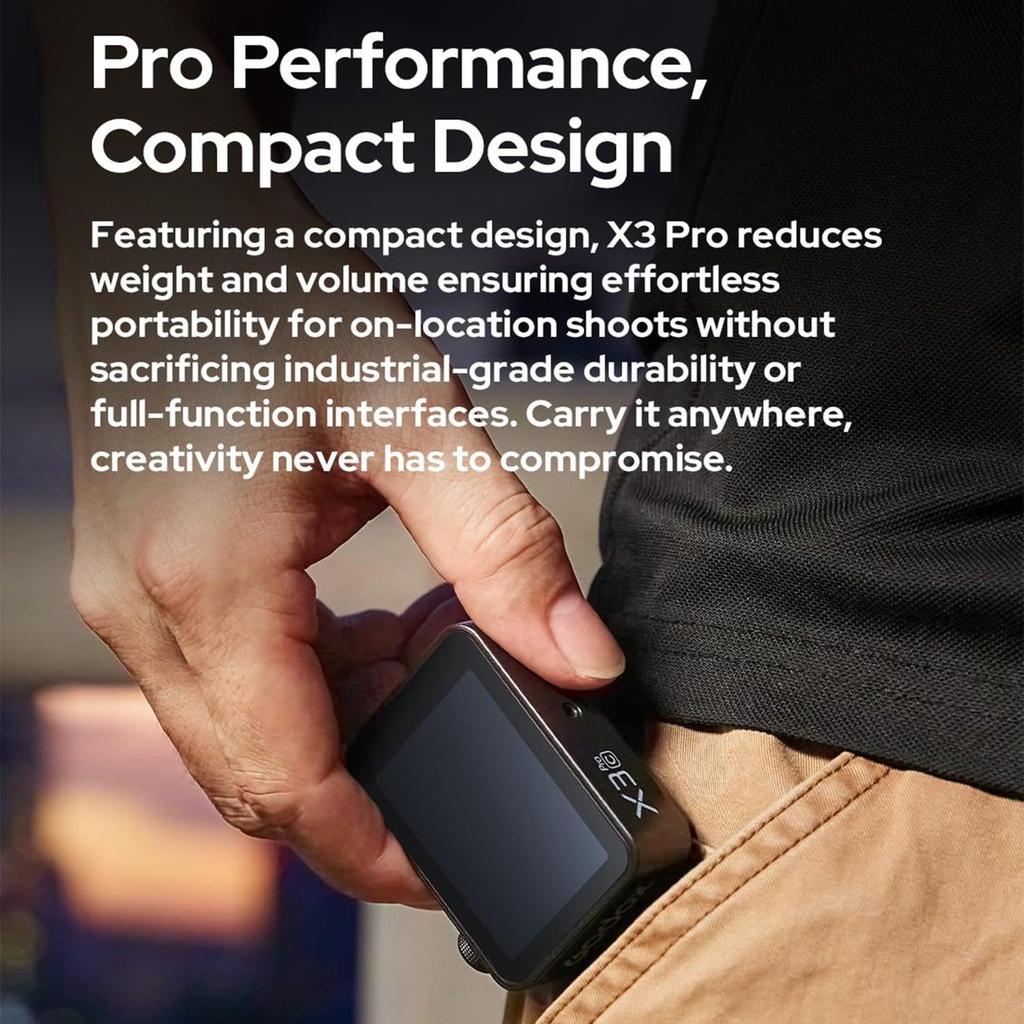 GODOX X3 PRO O TTL Wireless Flash Trigger for Olympus and Panasonic LCD Shutter Bluetooth APP Wireless X Upgrade 2.4G Cameras, 3.87V/2930mAh, 2.4-inch