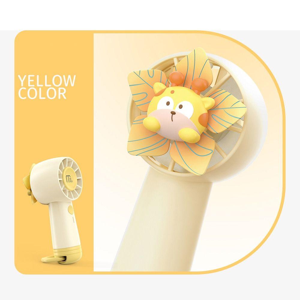 Cute Mini Electric Fan Low Noise Portable Cooling Fan Small Pocket Travel Fan  Household Dormitory